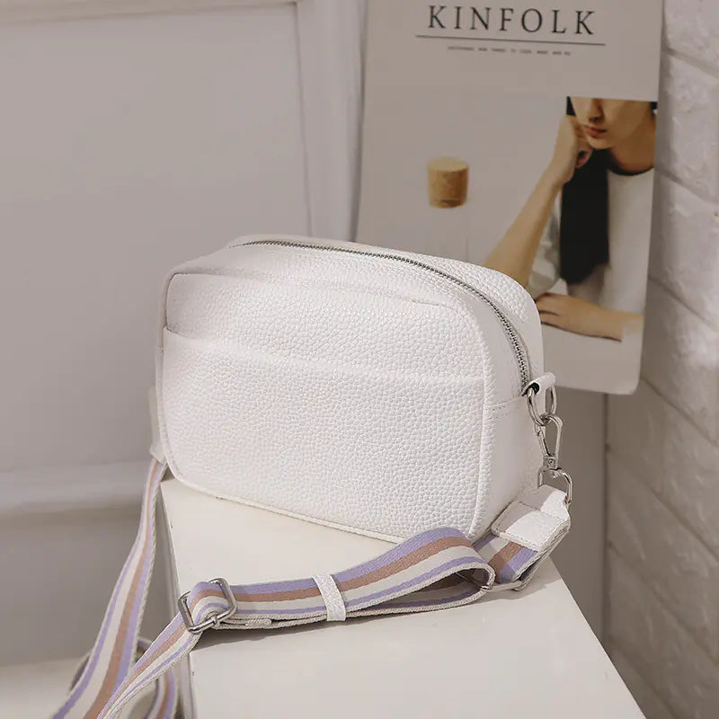 Shoulder Bag with Wide Strap